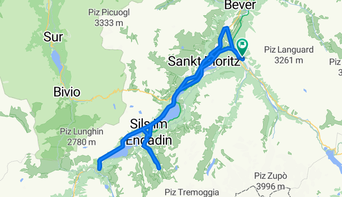Pontresina - Val Fex - Maloja retour