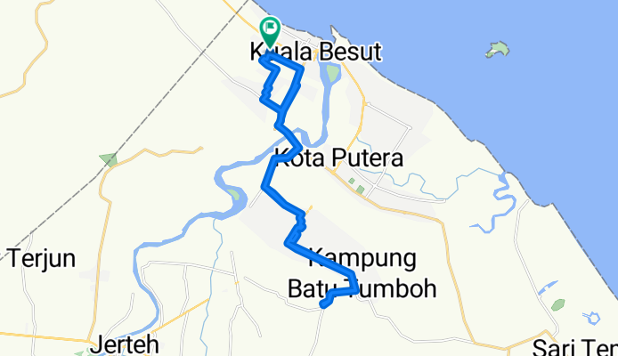 Supersonic route in Besut