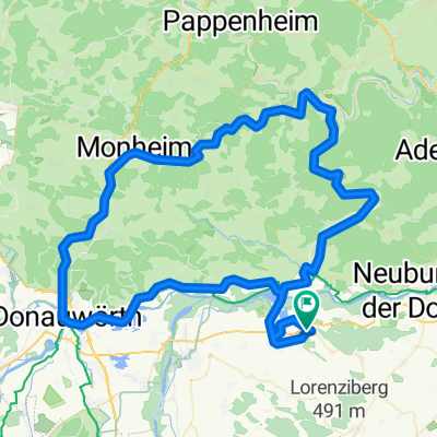 Straß-Dollstein-Monheim-Donauwörth-Straß