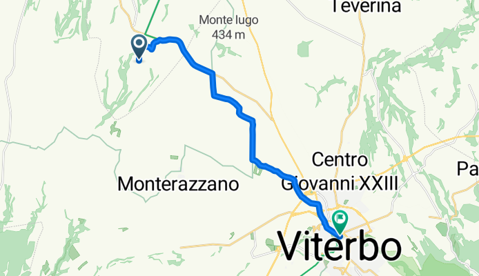 Via Francigena: 1. La Commende a Sutri