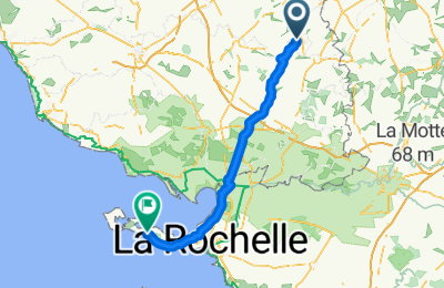Route in der Bikemap App öffnen