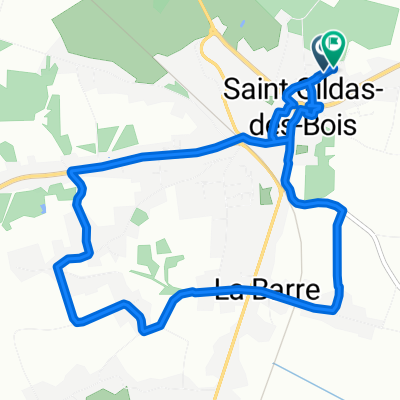 Itinéraire facile en Saint-Gildas-des-Bois