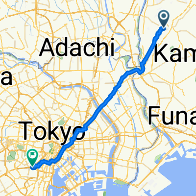 Route to Roppongi Grand Hyatt (Half Fast Tokyo)