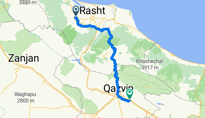 Relaxed route in Zibashahr