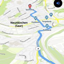 Restful route in Neunkirchen
