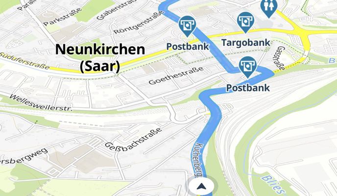 Foto 1 der Bikemap-Route "Restful route in Neunkirchen"