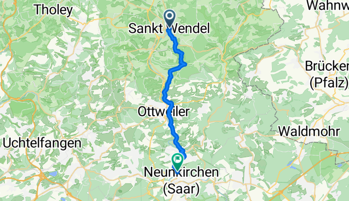 Restful route in Neunkirchen