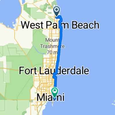 Palm Beach to miami larga