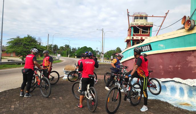 Photo 1 de l’itinéraire Bikemap « Relaxed route in Besut » Photo 1 de l’itinéraire Bikemap « Relaxed route in Besut »