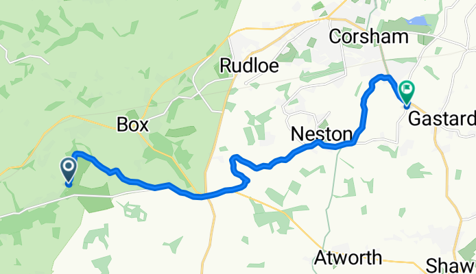 Slow ride in Corsham