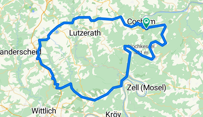 Cochem Mare-Mosel-Radweg Rundtour