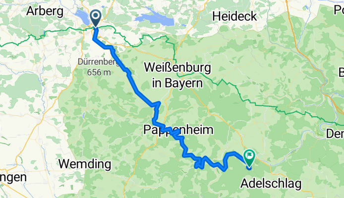 Altmühlweg - Teil 2 Gunzenhause - Eichstätt