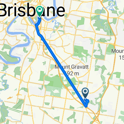 Sporty route in Kangaroo Point