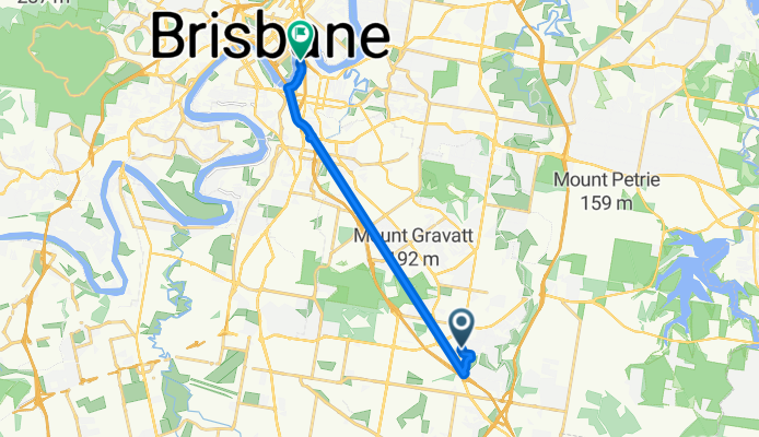 Sporty route in Kangaroo Point