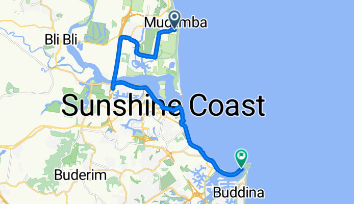 Moderate route in Mooloolaba