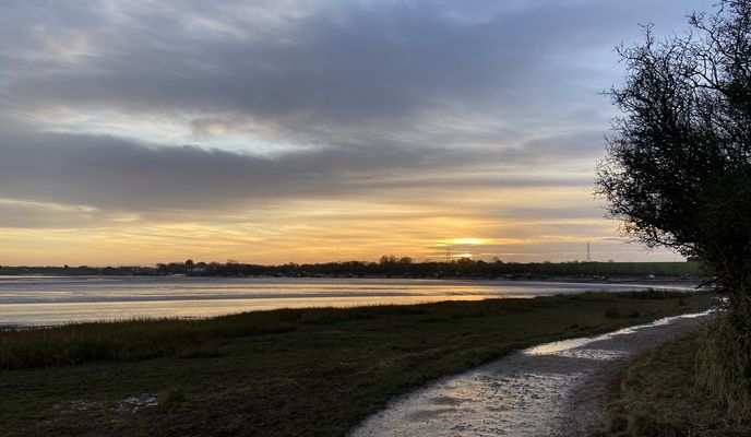 Photo 1 of the Bikemap route "Wyre Estuary Park to Fleetwood"