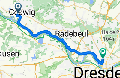 Route in der Bikemap App öffnen