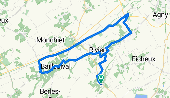 Route stable en Ransart