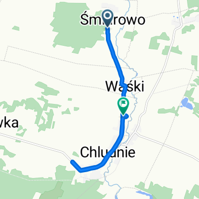 Umiarkowana trasa w Mały Płock