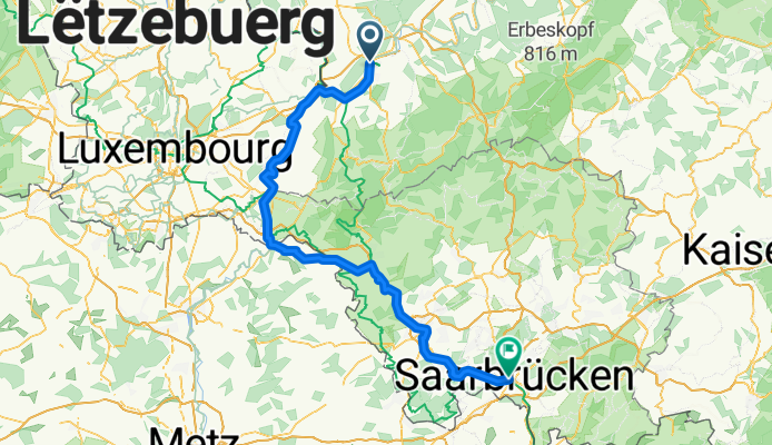 Trier -&gt; Saarbrücken