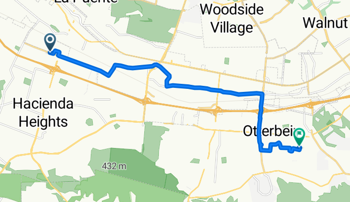 Restful route in Rowland Heights