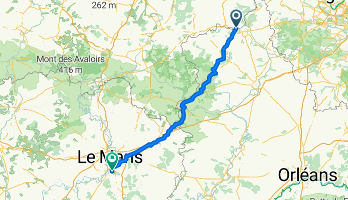 Vert-en-Drouais - Le Mans