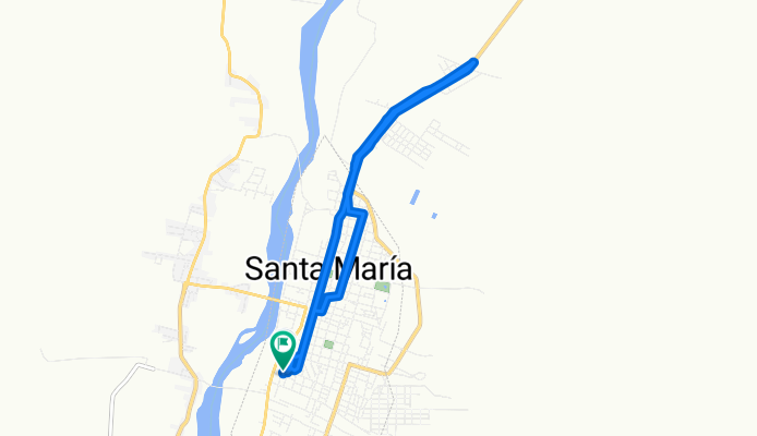 Ruta tranquila en Santa MarÃa