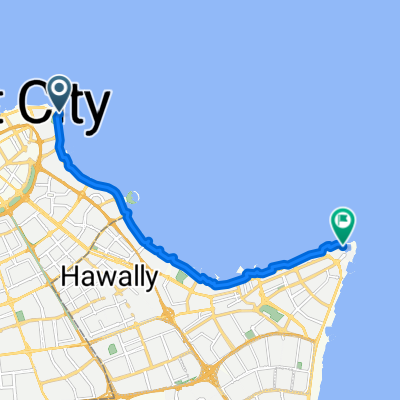 Moderate route in Salmiya