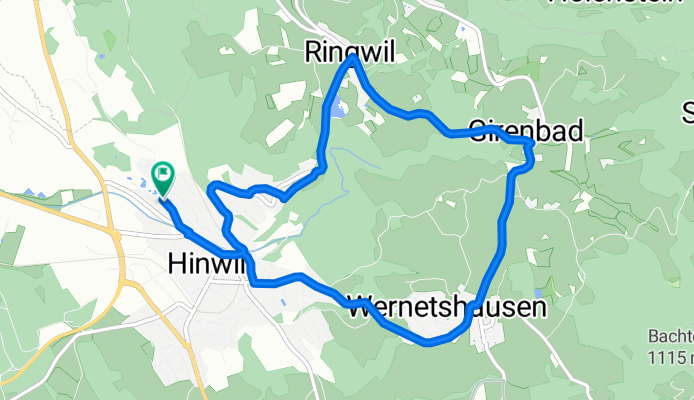 Holzweidweg 11A, Hinwil to Holzweidweg 11, Hinwil