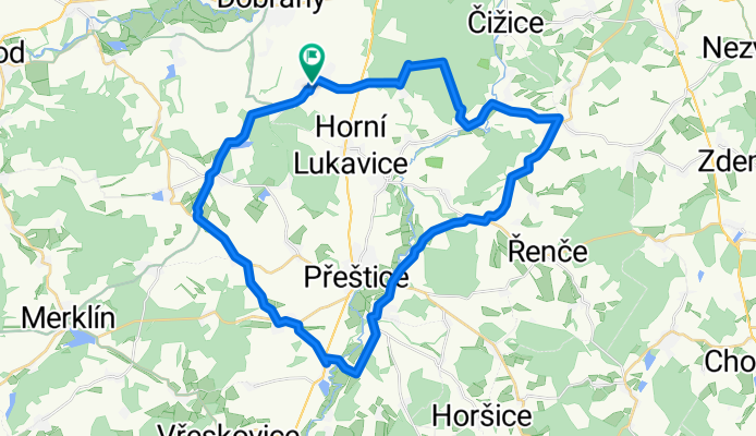 Chlumčany-Dnešice-Oplot-Lužany-Příchovice-Vodokrty-Netunice-Předenice-Hradčany-Chlumčany