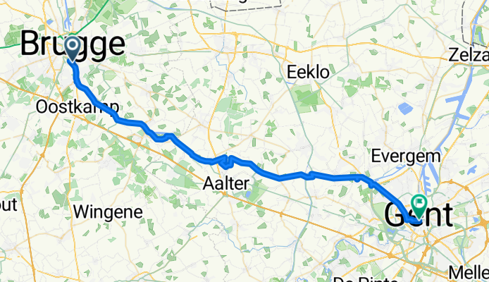 Bruges to Ghent, Belgium