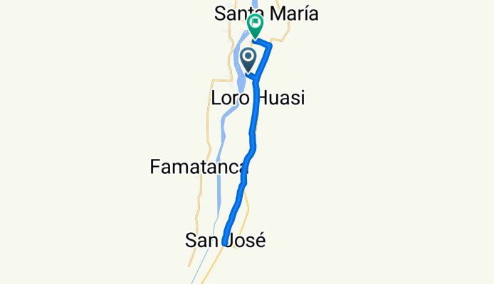 Ruta relajada en San José