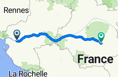 Route in der Bikemap App öffnen