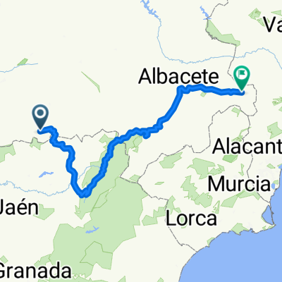 Itinéraire modéré en Almansa