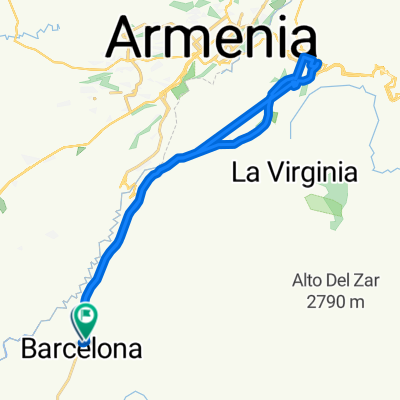 Paseo rápido en Barcelona