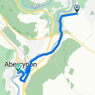 Relaxed route in Abercynon