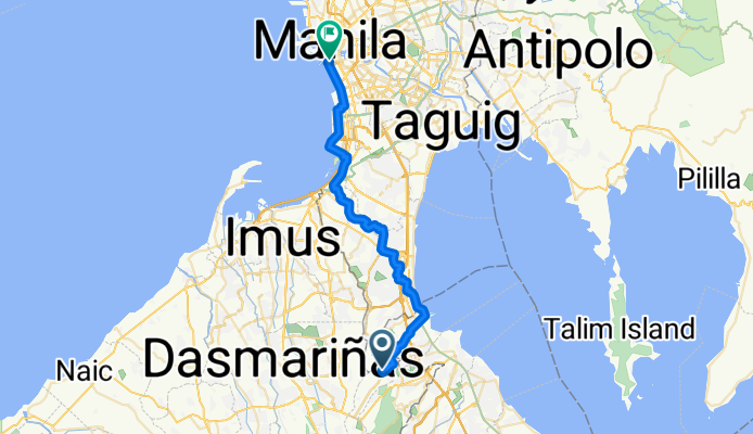 Relaxed route in Manila