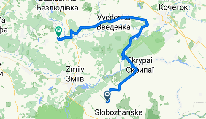 Занки - Суворівське - Есхар - Борова