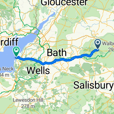 Marlborough to Weston-super-mare