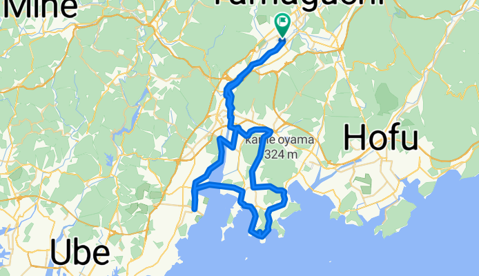 Moderate route in Yamaguchi
