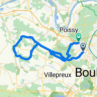 54 Route de l'Étang-la-Ville, Mareil-Marly to 51 Avenue Carnot, Saint-Germain-en-Laye