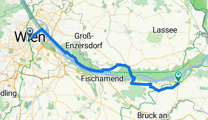 Wien - Petronell 51km