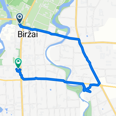 Rotušės gatvė 9A, Бирзай to Vytauto gatvė 36, Бирзай