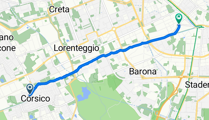 Percorso rilassato in Milano