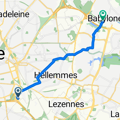 Itinéraire modéré en Villeneuve-d'Ascq