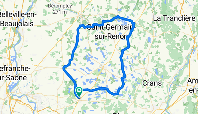 a1  Les étangs de la Dombes au départ de St André