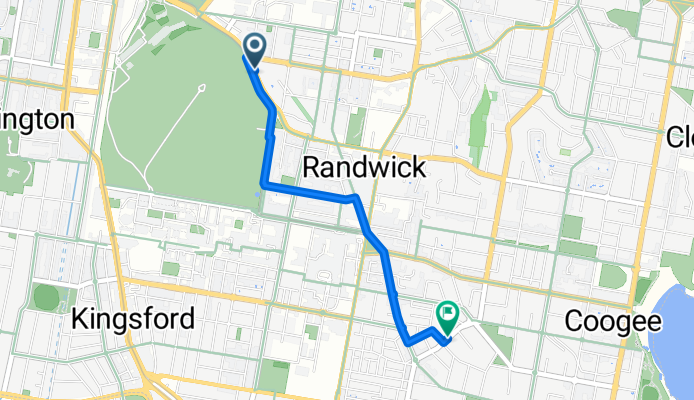 Alison Road, Randwick to 74–78 Howard Street, Randwick