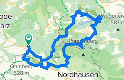 Route in der Bikemap App öffnen