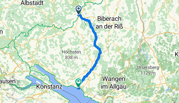 Riedlingen - Friedrichshafen