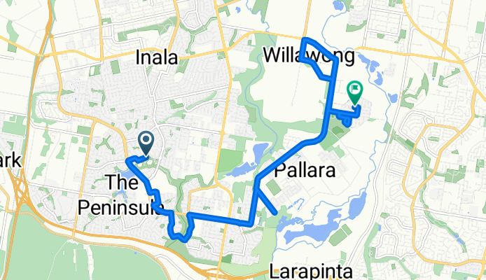 High-speed route in Pallara